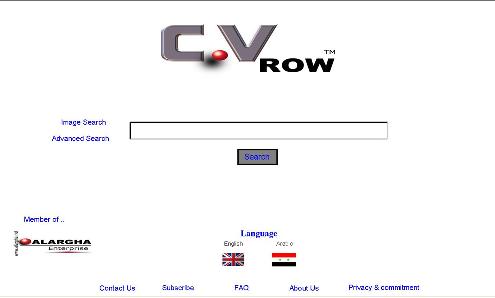 مشروع cv row